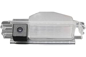 Kalakus Caméra de recul voiture IP67 étanche couleur haute définition grand angle de visionnement avec plaque d'immatriculation vision nocturne pour Dacia Duster Sandero Stepway Megane