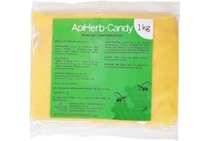 Mondo Ape APIHERB Candy - Candito con aggiunta di APIHERB Integratore 100% Naturale - Busta da 1 kg - Alimentazione Api, Zucchero per Apicoltura, Cibo per Api di qualità - Candito per Api