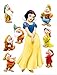 Produktbild 1art1 59331 Walt Disney - Schneewittchen Und Die Sieben Zwerge Wand-Tattoo Aufkleber Poster-Sticker 85 x 65 cm