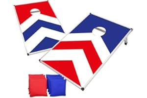 ORIGINAL CUP Original American Cornhole® Arrow | Tossing Game | Aluminium | Premium Quality | Official Dimensions | 2 Boards + 8 Bean Bags + 1 Storage Bag | Outdoor & Beach Sport | OriginalCup®