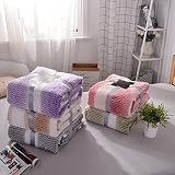 Alicemall Manta de Microfibra Sólido Manta para Cama 200 * 230cm Manta...