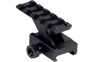 FOCUHUNTER Monture Picatinny Scope Weaver Rail Mount 20mm Rail Picatinny tisserand Chasse Riser Rail Base en Aluminium Extérieur Tactique Fusil Portée Monte Monture de Lunette de Chasse