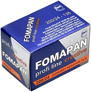 Foma Fomapan 200 ISO Black & White Negative Film, 35mm, 24 exposure