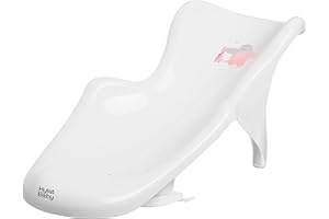 ‎HYLAT BABY Hylat Baby Badewanneneinsatz Baby - wertvolle Badehilfe für Säuglinge und Babys von Geburt bis ca. 6 Monate, Farbe:weiß, Motiv:Friends, Marke:Hylat Baby