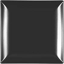 Set 6 Piatti Piani Boston Osaka Nero 24x24 Cm - H&H Ceramica Stoneware - Foto 7