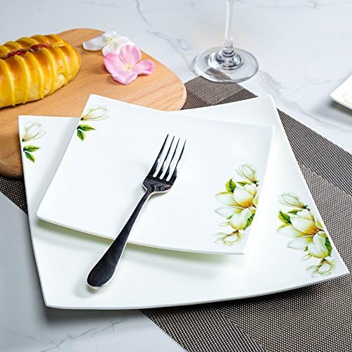 YQQQQ Plate Dishes Household Steak Cutlery Set Bone China Ceramics Western Dishes Combination