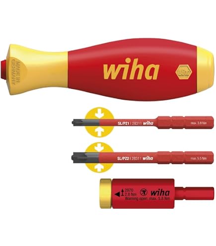 Produktbild von Wiha 43065 Isolierter 3/8" Innensechskant-Steckschlüsseleinsatz – 13 Mm Außensechskant, Rot, Sicher Bis 1000 V