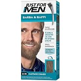 Just for men Erkekler i&ccedil;in bıyık ve sakal a&ccedil;ık kahverengi boya, kalın ve dolgun bir g&ouml;r&uuml;n&uuml;m i&ccedil;in gri ortadan kaldırır &ndash; M25