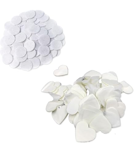 4000 Coriandoli A Cuore Bianchi - Per Matrimoni, Compleanni E Feste, Lancio Decorativo