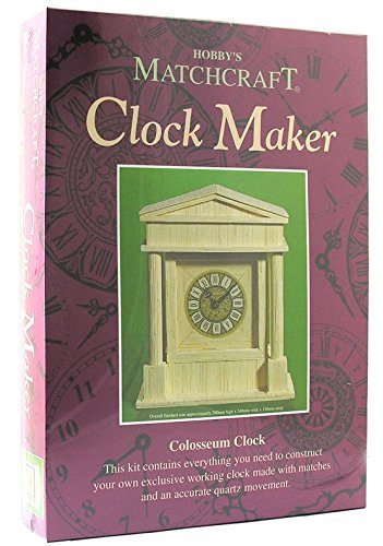 Matchcraft Coliseum Clock with Quarz Movement - Matchstick Kit