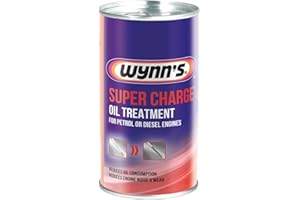Wynn's Super Charge Oil Treatment - Enhances Viscosity - Restores Compression & Pressure - Reduces Oil Consumption & Smoke Emissions - Prevents Metal Contact & Engine Wear - 425ml
