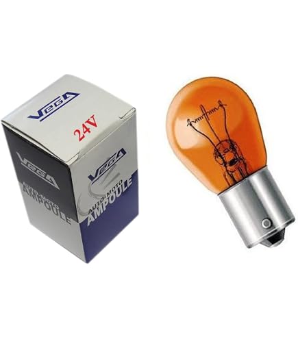 Cyclingcolors 2 Ampoules BA15S 15W 24V 26x47 – Camion Fourgon Voiture Tracteur Agricole