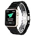 Produktbild Apple Watch Armband,AIYIBEN® Natur Holz Replacement Wrist Band mit Adapter Uhrenarmband für Apple iWatch Alle Modelle .(42MM, Black)