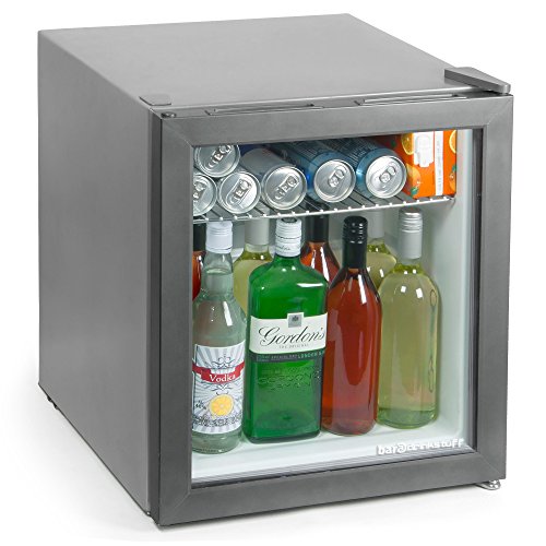 bardrinkstuff Frostbite Mini Fridge Silver 49ltr Compact