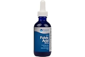 ‎TRACE MINERALS Trace Minerals Fulvic Acid | Flüssige Ionische Fulvinsäure | 250 mg | Darm, Verdauung, Haut, Gehirn | Mineralstoffe Komplex 72+ Mineralien und Spurenelemente, PH-Balance, Muskelausdauer, Hydratation