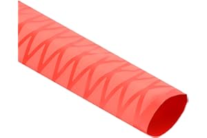 DMiotech Heat Shrink Sleeve Wrap Tubing x Tube Tubing for Fishing Rod Grips and Other Grips, Non Slip - Insulation - Waterproof 40'' Lengths, Dia 45mm Red