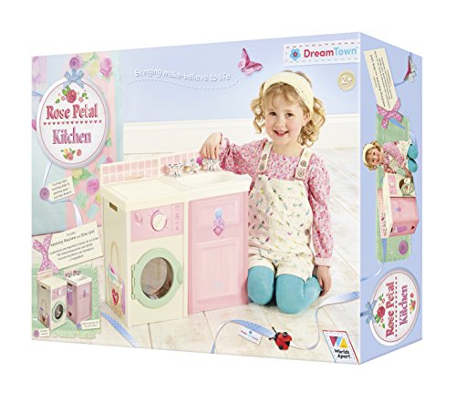Dream Town - Set Cocina Rose Petal Cottage, Color Rosa (Worlds Apart 215RPK)