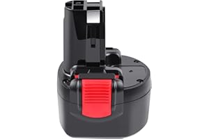 iPrize 9,6V 4,0Ah Batería para Bosch PSR 960 BAT048 BAT100 BAT119 BH984 BPT1041 23609 32609 2607335260 2607335272 23609 32609-RT PSR960 GSR 9.6VE-2 GSR 9.6-2