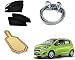 Auto Pearl Premium Quality Car Accessories Combo of Premium Quality Zipper Magnetic Sun Shades Car Curtain. & Car Wooden Bead Seat Cover 1 pcs. & Full Steel Towing Tow Cable 2000kgs 6mm Heavy Duty 4Mtr. For Chevrolet Beat Type-2 RS.1866.00