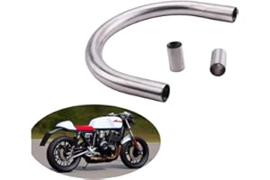 AIRCMT Stainless Steel Universal 1'' 25mm Rear Frame Hoop For Motorcycle Brat Style Seat, Large CC Bike, Cafe Racer Custom, Vintage Bikes