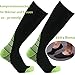 Produktbild Xnature Kompressionsstrümpfe Kompressionssocken Compression Socks Strümpfe Kompression Laufsocken Thrombosestrümpfe für Damen Herren, Sport, Medizinisch, Joggen, Schwangerschaft, Reisen, Flug (Grün, S/M)