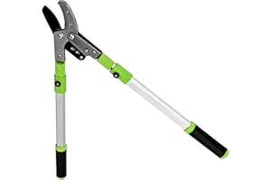 CRYSTALS Telescopic Branch Anvil Lopper Tree Branch Pruner Extending Gardening - 28 to 40 Inch