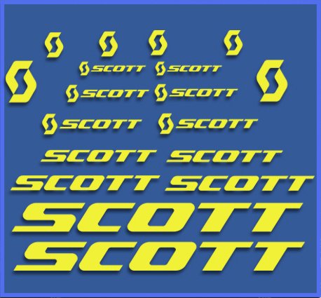 PEGATINAS SCOTT BIKE DR1097 VINILO ADESIVI DECAL AUFKLEBER КЛЕЙ MT