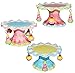 Produktbild 3 Stk _ kleine Etageren mit 3-D Törtchen Anhänger + Fuß - aus Porzellan / Keramik - Kuchenständer / Tortenplatte - Kuchenplatte Tortenständer - Torten Törtchen Muffin