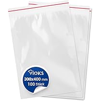 Sacchetti Cerniera 100µm 500 Sacchetti Richiudibili Trasparenti - 5 Misure Per Gioielli Caramelle Piccoli Oggetti Bustine Organizzazione Piccoli Oggetti - Foto 8