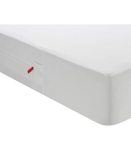 Pikolin Home Federa Cuscino Impermeabile - Antiacaro, Traspirante, 40x90 Cm, Poliestere, Bianco - Foto 8