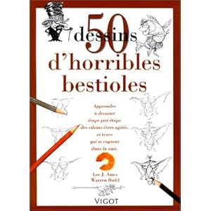 50 dessins d'horribles bestioles