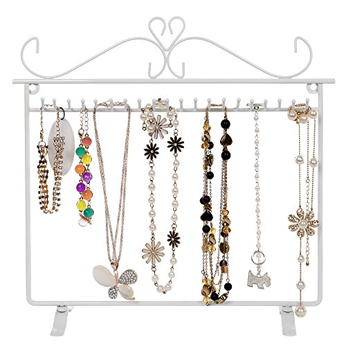 Songmics Schmuckständer Schmuckhalter Kettenständer Armbandständer weiß JDS023W - 2
