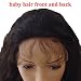 S-noilite® 100% Brazilian Virgin Human Hair Wig Body Wave Wavy with Baby Hair Remy Remi Hair Glueless Lace Wigs for Women 130% Density (12")