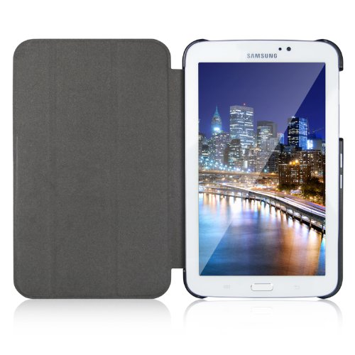 JETech® Ultra Slim Galaxy Tab 3 7.0 Schutzhülle Case Tasche Hülle mit Standfunktion für Samsung Galaxy Tab 3 7 Zoll (Schwarz) - 6