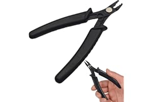 TPZORJX 1Pcs Alicates de crimpado de cuentas,Crimpadora de cuentas,herramienta de engarzado de cuentas, para Hacer Joyas Y Bricolaje