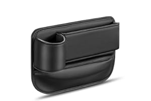 TOEECY Organizador Lateral Asiento Coche Bolsillo Almacenamiento Cuero Pu Impermeable Copiloto Automóvil Accesorios Interior