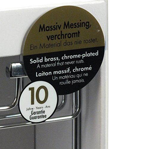 Kela 21919, Eckregal zur Wandmontage, Messing, 24x 15x 30,5 cm, Brass, Verchromt - 3