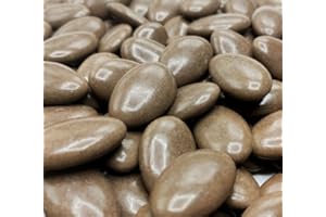 1kg Dragées Chocolat Taupe - Dragées Delorme Fabrication Française - Dragées Couleur Taupe Chocolat Mariage Baptême Communion Qualité France