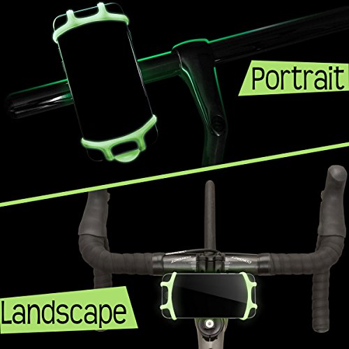 Fahrrad Handyhalterung fÃ¼r alle Smartphones, rostfrei und bruchfest, patentiert und mit einem Design Award ausgezeichnet, universaler Fahrradhalter fÃ¼r Telefone und GerÃ¤te mit einem 4-6 Zoll Bildschirm, Handyhalter Fahrrad, Rennrad sowie Mountainbikes, auch kompatibel mit MotorrÃ¤dern und Scootern