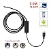 Produktbild 5M Android OTG Endoskop-Kamera 6 LEDs 5.5mm wasserdichte Inspektionskamera, nur für Samsung Galaxy S3, S4, S5, S6; Note2, Note3, Note4; SONY Z2 L50H; Nexus 5;HTC M8t