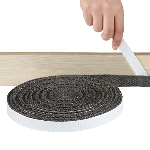 Jago Ofendichtband in verschiedenen Längen, Breiten und Stärken selbstklebend, Abdichtung für Ofenfenster und Ofenrohr bis ca. 550 °C beständig - 2