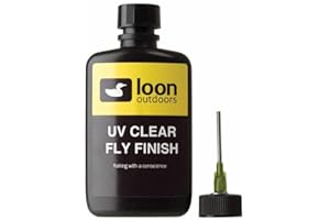 Loon Outdoors - UV - durchsichtiges Finish - Fliegenbinden - Angeln - Köpfe und Körper