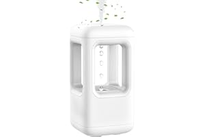 Luftbefeuchter,HassoKon Wassertropfen Humidifier mit Nachtlicht,Lufterfrischer Air Ultraschall Leise Tragbarer für Schlafzimmer Kinderzimmer Pflanzen Baby,Einstellbare 2 Nebelmodi