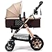 Produktbild Kinderwagen, leichter Kinderwagen, hochkarätiger Kinderwagen, liegende Faltwagen, Kinderwagen ( Farbe : Khaki )