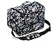 Kenley Professional Hairdressing Hair Equipment Tool Carry Case Bag - Midnight Flowers