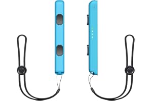 FIEHDUW Wrist Straps for Switch Joycon 1 Pair, Portable Replacement for Switch Controller Strap, Joy Con Wrist Straps with Automatic Lock and Adjustable Tightness (Blue)