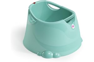 OKBABY Oplà - Baignoire Large pour Nouveau-né 12-36 Mois (25 kg), dans la Douche ou en Plein Air - Turquoise