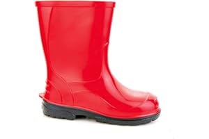 Lemigo Bambini Stivali da Pioggia Ragazzi Ragazze Scarpe di Gomma Elza