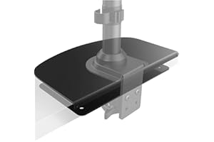 Niciksty Uchwyt do monitora, płyta wzmacniająca do cienkiego szkła i innych blatów, stalowy uchwyt na monitor, płyta wzmacniająca, do większości uchwytów biurkowych