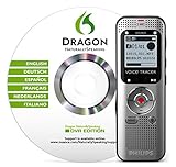 Metall Frontplatte Philips DVT20050 Dragon Naturally Speaking Stereo, silber